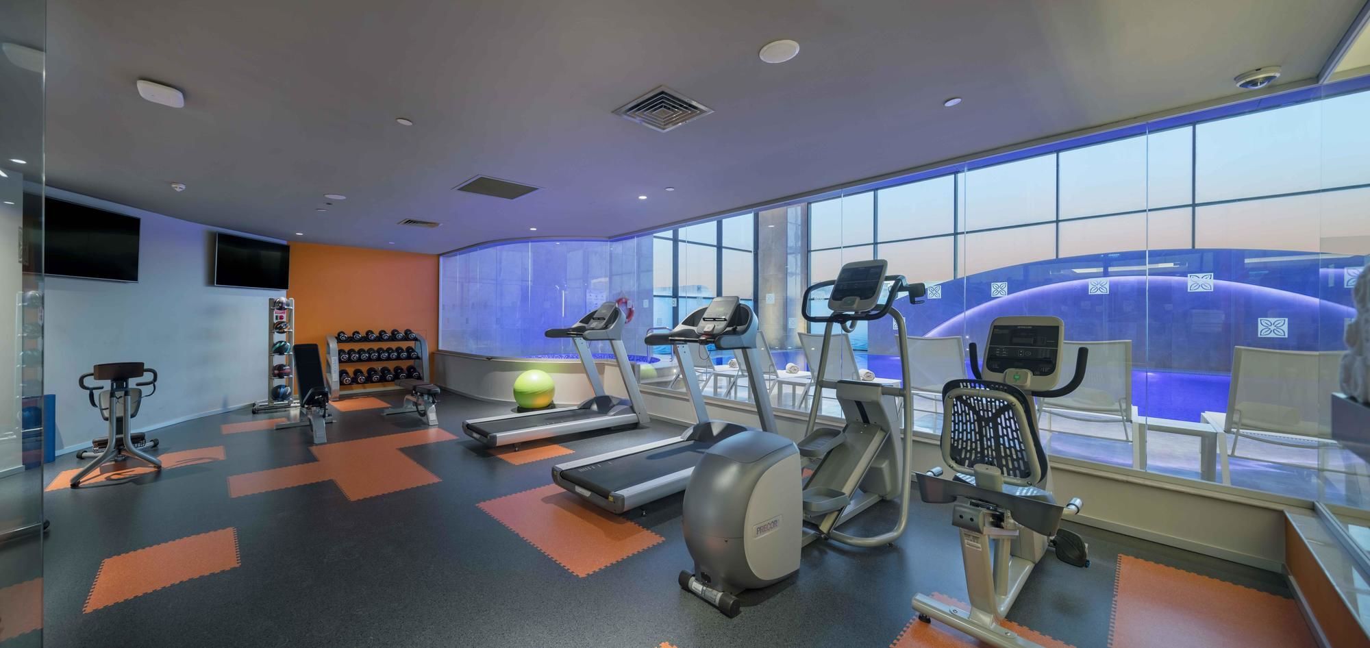 더블트리 바이 힐튼 이스탄불 움래니예 외부 사진 A gym at a hotel